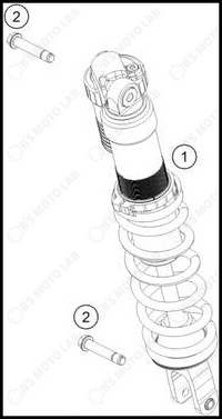 SHOCK ABSORBER, 2025 HUSQVARNA TC-300