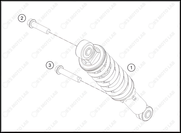 SHOCK ABSORBER, 2024 HUSQVARNA EE-3