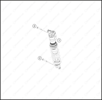 SHOCK ABSORBER, 2024 HUSQVARNA TE-300
