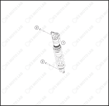 SHOCK ABSORBER, 2024 HUSQVARNA FE-501-S