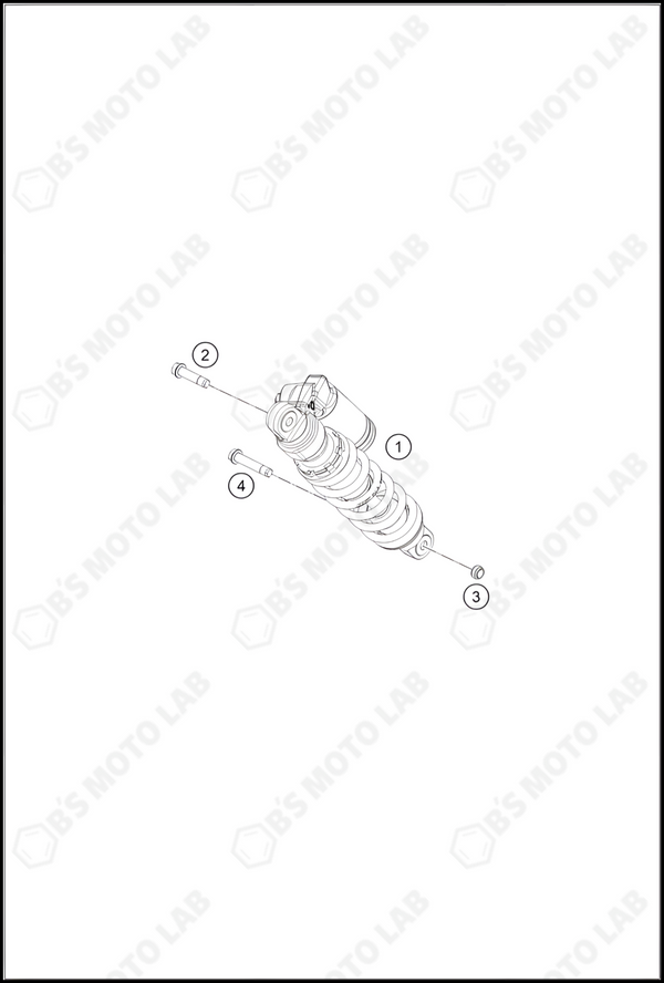 SHOCK ABSORBER, 2024 HUSQVARNA TC-65