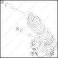 SHOCK ABSORBER, 2023 HUSQVARNA TC-50