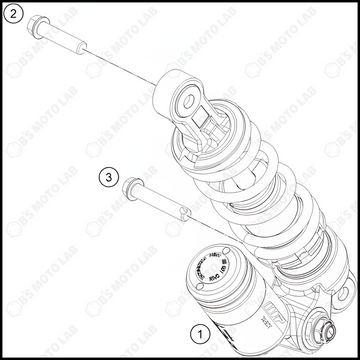 SHOCK ABSORBER, 2023 HUSQVARNA TC-50