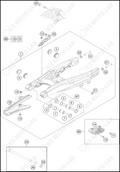 SWING ARM, 2023 HUSQVARNA TC-65