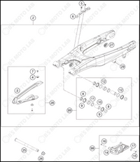 SWING ARM, 2022 HUSQVARNA TC-250