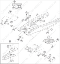 SWING ARM, 2023 HUSQVARNA TC-85-19-16