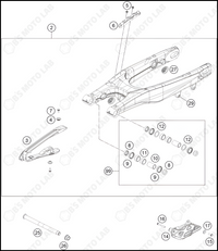 SWING ARM, 2022 HUSQVARNA FC-350