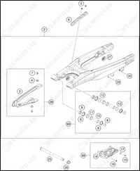 SWING ARM, 2022 HUSQVARNA TC-125