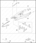 SWING ARM, 2025 HUSQVARNA TE-300