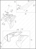 TANK, SEAT, 2025 HUSQVARNA TE-300