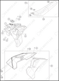 TANK, SEAT, 2024 HUSQVARNA FE-501-S