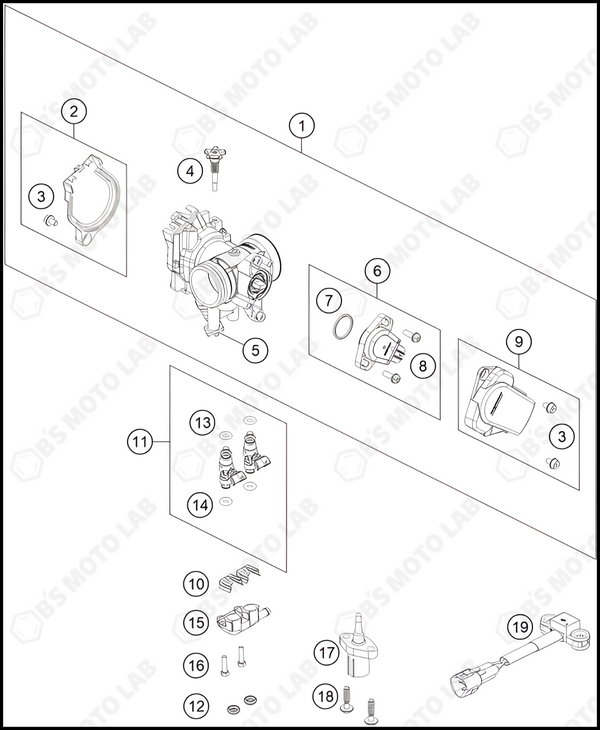 THROTTLE BODY, 2024 HUSQVARNA TC-125