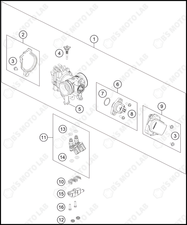 THROTTLE BODY, 2023 HUSQVARNA TC-250