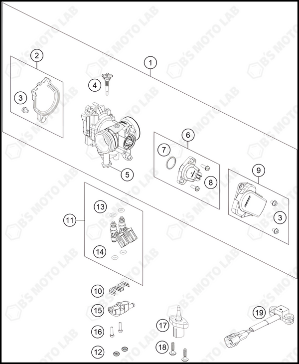 THROTTLE BODY, 2024 HUSQVARNA TC-250