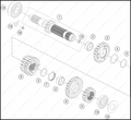 TRANSMISSION I - MAIN SHAFT, 2024 HUSQVARNA TE-300