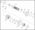 TRANSMISSION I - MAIN SHAFT, 2025 HUSQVARNA TE-300