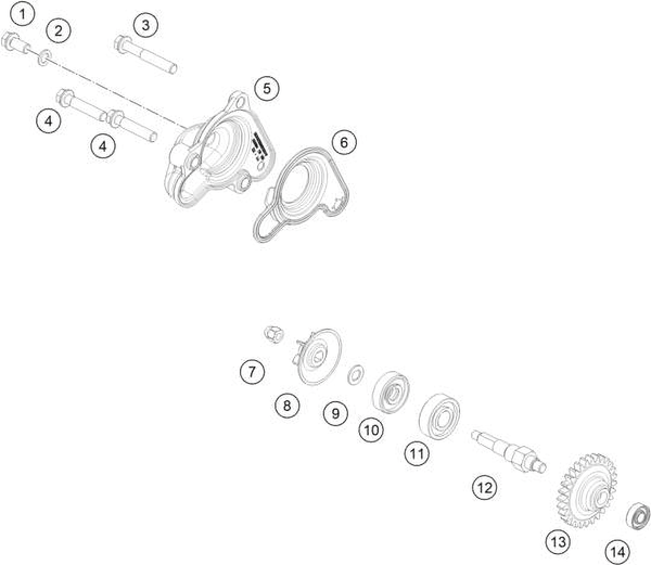 WATER PUMP, 2025 HUSQVARNA TC-50