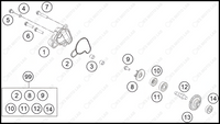 WATER PUMP, 2023 HUSQVARNA TC-50