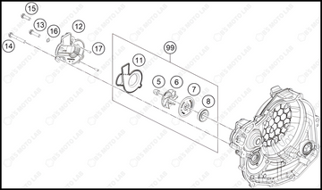 WATER PUMP, 2024 HUSQVARNA FC-450