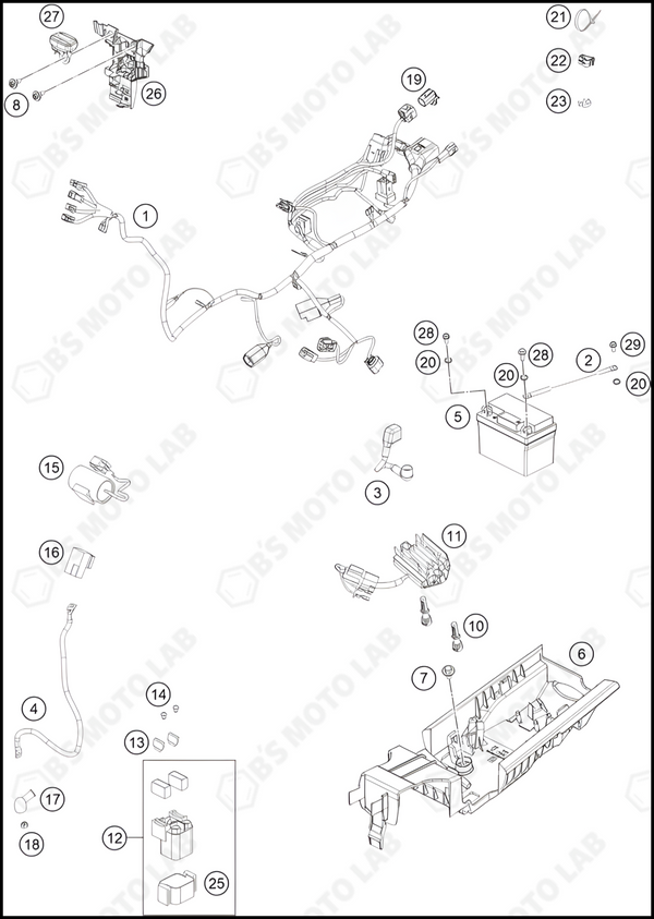 WIRING HARNESS, 2023 HUSQVARNA FC-350