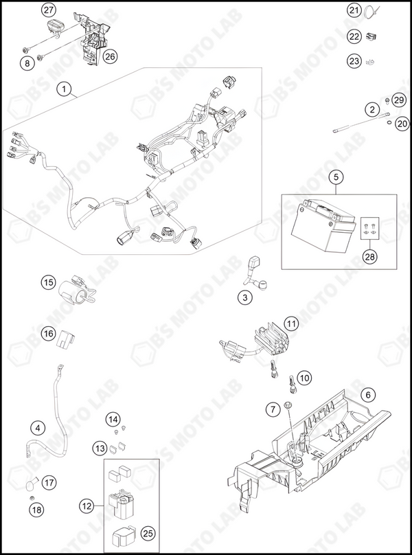 WIRING HARNESS, 2024 HUSQVARNA FC-450