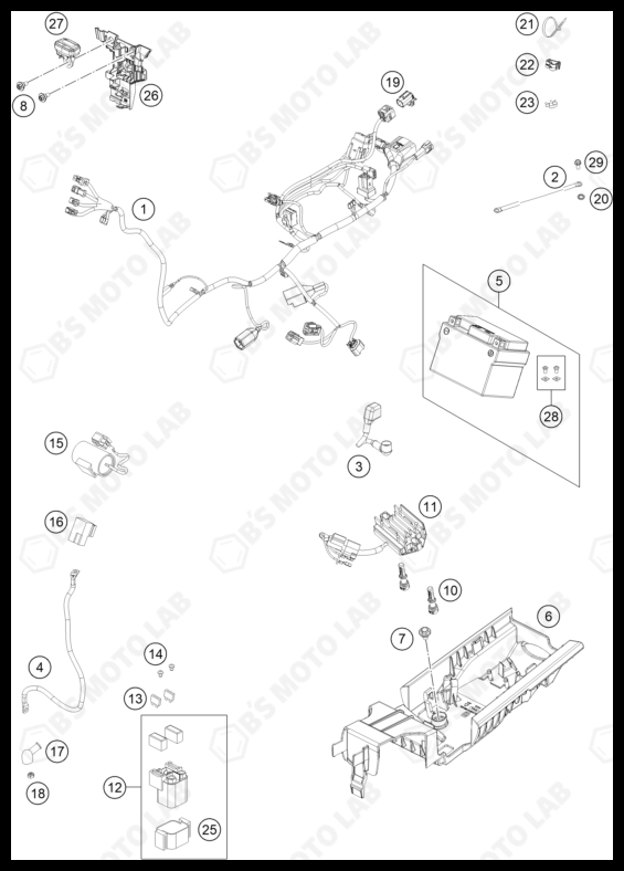 WIRING HARNESS, 2024 HUSQVARNA FC-250