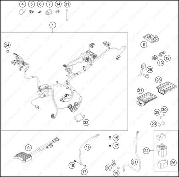 WIRING HARNESS, 2025 HUSQVARNA TE-300
